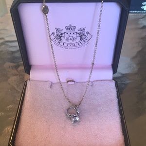 Juicy couture diamond ring necklace
